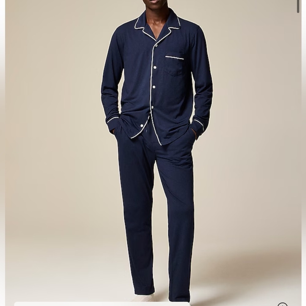 J crew Pajama set in cotton jersey blend